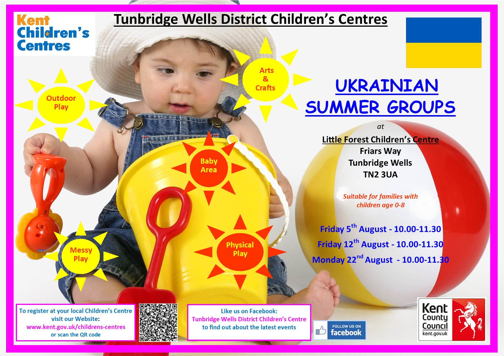 Ukrainian Summer Groups – Tunbridge Wells District Children’s Centres